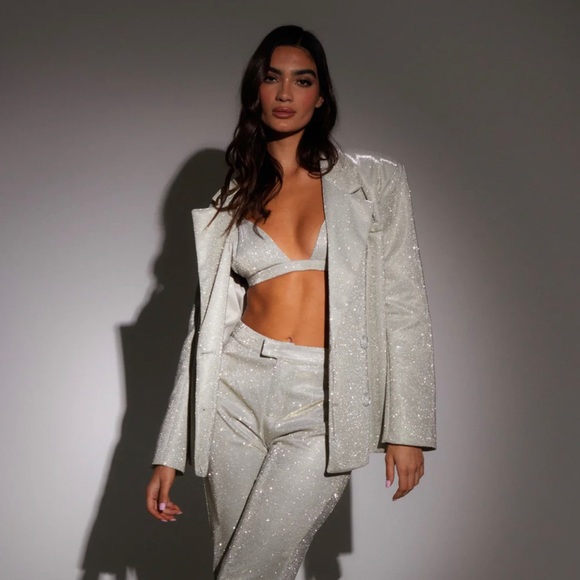 SLA the Label Paloma Blazer in Gold (NWT) - Picture 1 of 9